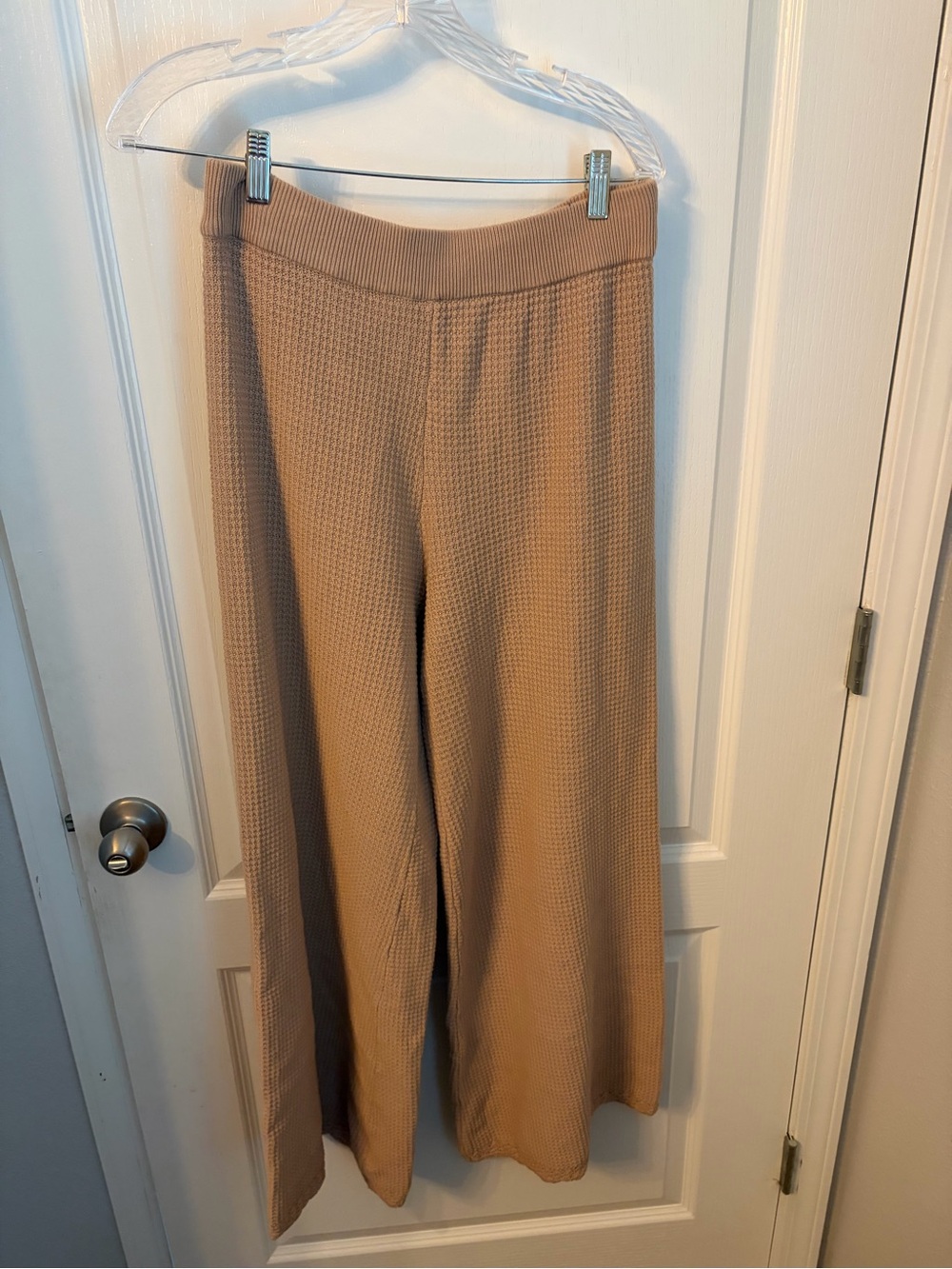 House of Harlow 1960 Wide Leg Knit Pants in Camel/Tan